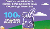 Игра Спечели 100 броя Milka Великденски продуктов пакет