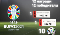 Игра Спечели ваучери по 1000 и 500лв. и 10 топки Adidas Еuro24pro