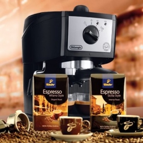 Спечелете еспресо машина DeLonghi ec 155 или кафе Tchibo Espresso