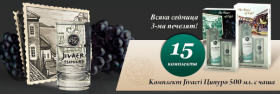 Спечелете всяка седмица подаръчен комплект Jivaeri Tsipouro
