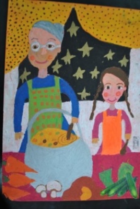 Национален конкурс за детска рисунка "Рецептите на баба" 2013