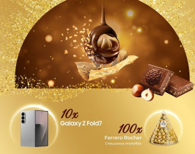 Играйте и спечелете смартфони Samsung Galaxy Zfold7 и 100 пирамиди Ferrero Rocher