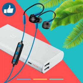 Спeчели Bluetooth спортни слушалки или ултра мощна външна батерия