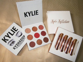 Спечелете сенки Kylie- The Burgundy palette и комплект червила Koko Kollection