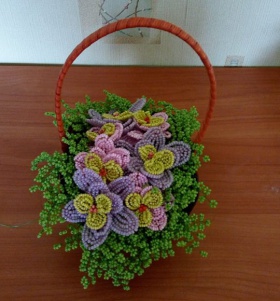 Спечели тази кошничка от Цветя и дръвчета от мъниста ТЕДИ