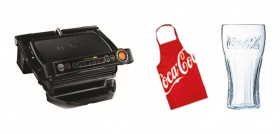 Спечели Tefal OptiGrill, престилка или чаша на Coca‑Cola